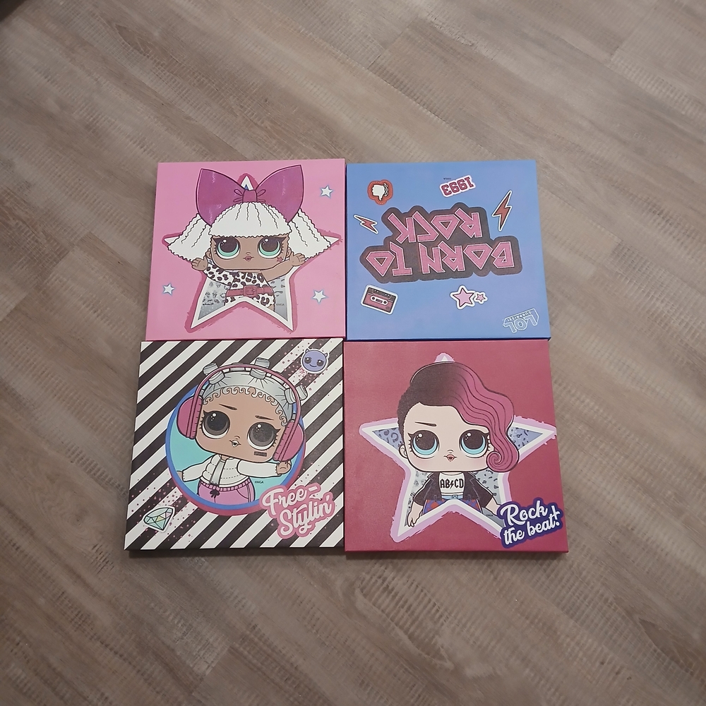L.O.L. Surprise! Pink and Purple Wall Decor Set
